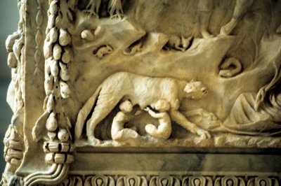 Romulus i Remus ssące wilczycę autorstwa Unbekannt