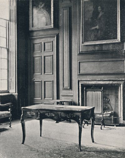 Pokój w Boughton House, z kominem z początku XVIII wieku, 1927 autorstwa Unbekannt