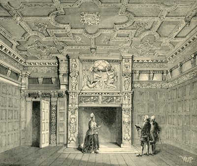 Pokój w domu Sir Paula Pindarsa, ok. 1872 r. autorstwa Unbekannt