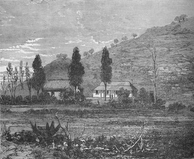 Rorkes Drift przed atakiem, 1879, ok. 1880 autorstwa Unbekannt