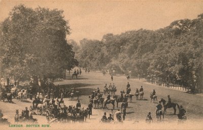 Rotten Row, Londyn, ok. 1900 autorstwa Unbekannt