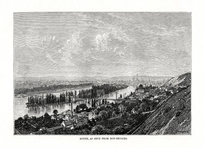 Rouen, Normandia, Francja, 1879 autorstwa Unbekannt