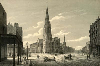 Rowland Hills Chapel & Schools, Westminster Bridge Road, c1876. autorstwa Unbekannt