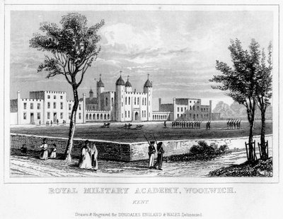 Królewska Akademia Wojskowa, Woolwich, Londyn, XIX w. autorstwa Unbekannt