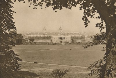 Royal Naval College w Greenwich, niegdyś szpital dla niepełnosprawnych żeglarzy, ok. 1935. autorstwa Unbekannt
