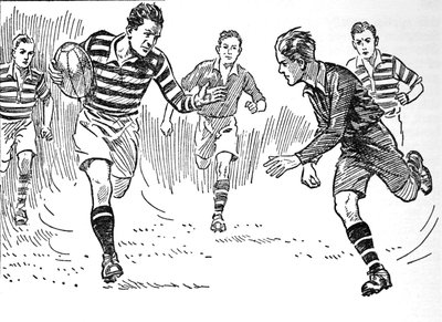 Piłka nożna rugby, 1937 autorstwa Unbekannt