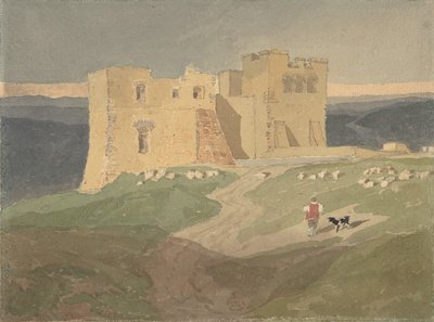 Zrujnowany zamek, 1802-42. autorstwa Unbekannt