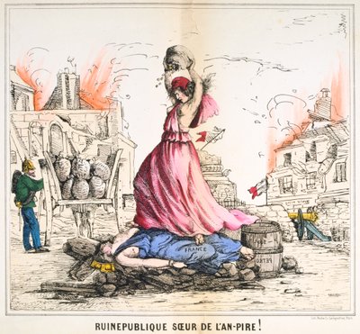 Ruinepublique Siostra An-pire!, 1871. autorstwa Unbekannt