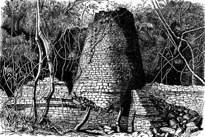 Ruiny Wielkiego Zimbabwe, Afryka, 1892 autorstwa Unbekannt