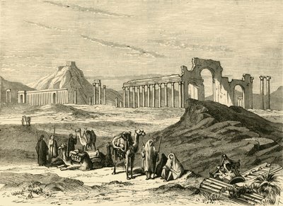 Ruiny Palmyry, 1890. autorstwa Unbekannt