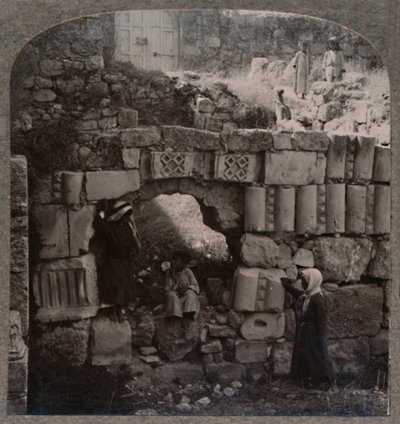 Ruiny Domu Łazarza, ok. 1900 autorstwa Unbekannt