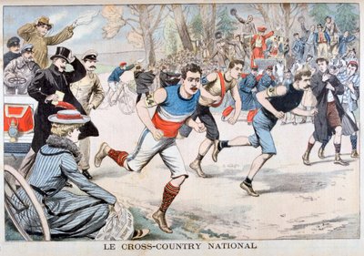 Bieganie, The National Cross Country, Paryż, 1903 autorstwa Unbekannt