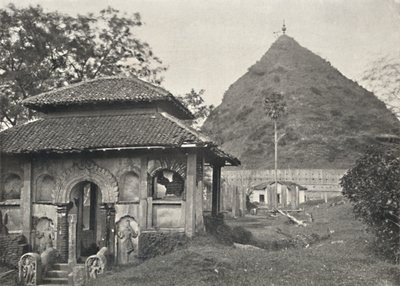 Ruwanweli Dagoba w Anuradhapura. Strona wschodnia, 1926 autorstwa Unbekannt