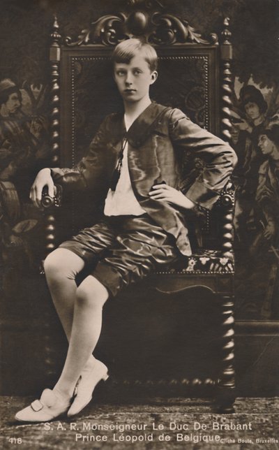 JKW Monsignor Le Duc de Brabant Książę Leopold Belgii, c1910. autorstwa Unbekannt