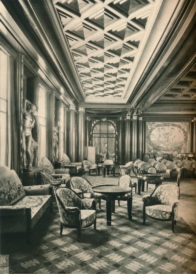 S. S Ile de France, Wielki Salon, ok. 1927 autorstwa Unbekannt