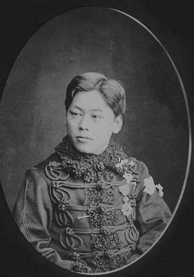 Sagen Ishizuka 1850-1909 w wieku 26 lat 1876. autorstwa Unbekannt