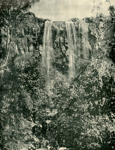 Wodospad Sailors Creek, Daylesford, 1901. autorstwa Unbekannt