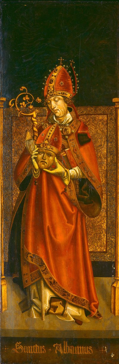 Święty Alban z Moguncji, c. 15001525. autorstwa Unbekannt