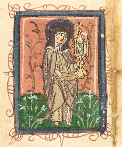 Św. Klara z Asyżu, 14701480. autorstwa Unbekannt