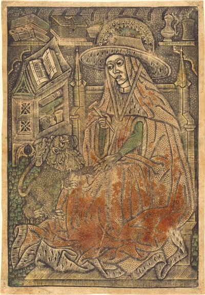 Święty Hieronim w swoim gabinecie, 14601470. autorstwa Unbekannt