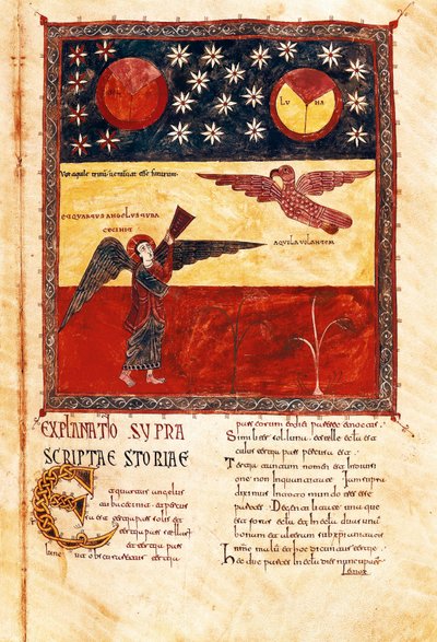 Św. Jan Ewangelista (miniatura), 976 autorstwa Unbekannt