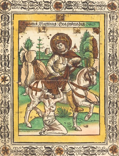 Św. Marcin i żebrak, ok. 1930 1490. autorstwa Unbekannt