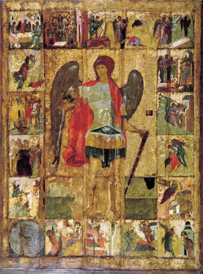 Św. Michał Archanioł, c1410 autorstwa Unbekannt