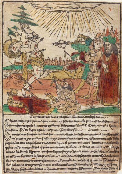 Św. Sebastian, 14401460. autorstwa Unbekannt