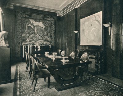 Jadalnia w hotelu DU Collectionneur, 1925. autorstwa Unbekannt