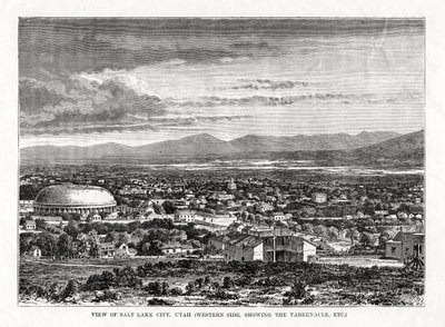 Salt Lake City, Utah, Stany Zjednoczone, 1877 r. autorstwa Unbekannt