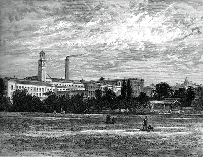 Zakłady Saltaire, ok. 1880 autorstwa Unbekannt