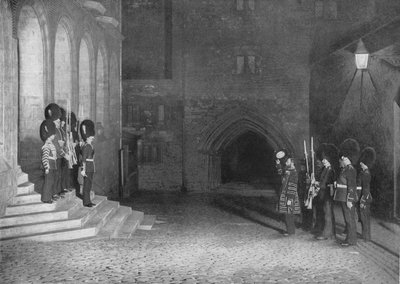 Pozdrawiając klucze Kings w Tower of London, c1903 1903 autorstwa Unbekannt