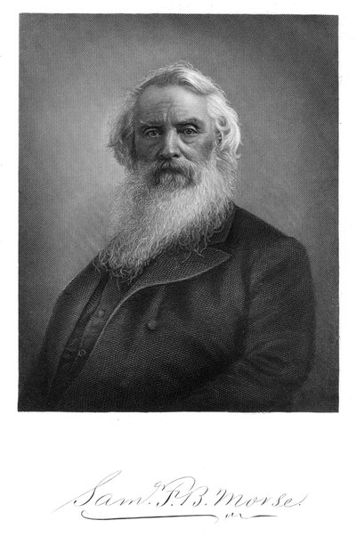 Samuel Finley Breese Morse, amerykański artysta i wynalazca, 1896 autorstwa Unbekannt