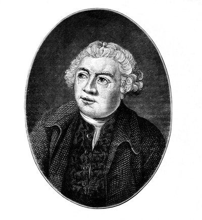 Samuel Foote, angielski dramaturg, aktor i kierownik teatru, c1875 1878 autorstwa Unbekannt