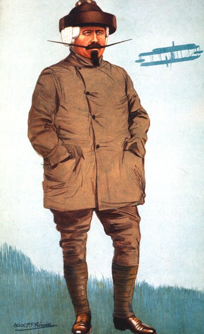 Samuel Franklin Cody 1862-1913, urodzony w Ameryce brytyjski pionier lotnictwa autorstwa Unbekannt