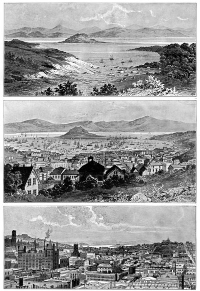 San Francisco w listopadzie 1848, 1858 i końcu XIX wieku, 1901 autorstwa Unbekannt