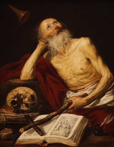 Św. Hieronim – Antonio de Pereda Madryt Hiszpania autorstwa Unbekannt