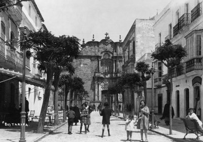 Kościół San Mateo, Tarifa, Andaluzja, Hiszpania, c1920-c1930 autorstwa Unbekannt