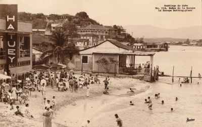 Santiago de Cuba. Kąpielisko La Socapa, Kuba, ok. 1900 autorstwa Unbekannt