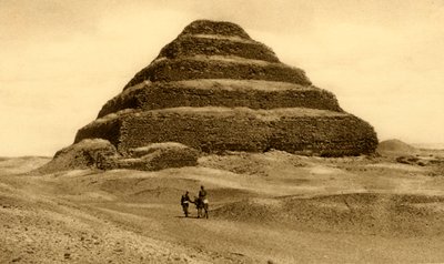 Sakkara - Piramida schodkowa, c1918-c1939. autorstwa Unbekannt