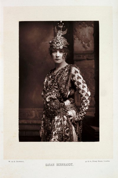 Sarah Bernhardt autorstwa Unbekannt