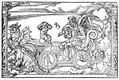 Saturn, rzymski bóg czasu, 1569 autorstwa Unbekannt