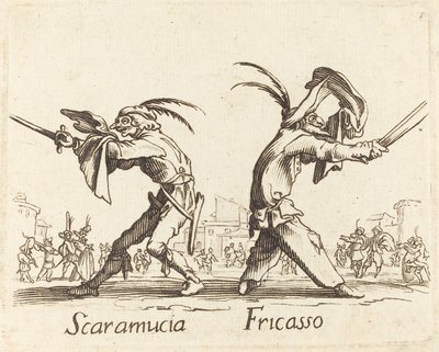 Scaramucia i Fricasso. autorstwa Unbekannt