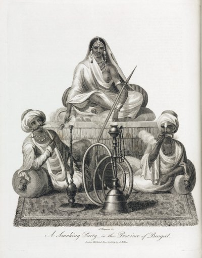 Scena palenia w prowincji Bengal (Indie) autorstwa Unbekannt
