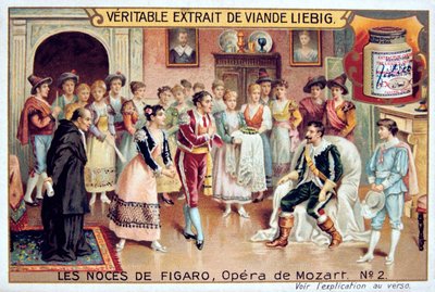 Scena z opery Mozarta Wesele Figara, 1786 1905. autorstwa Unbekannt