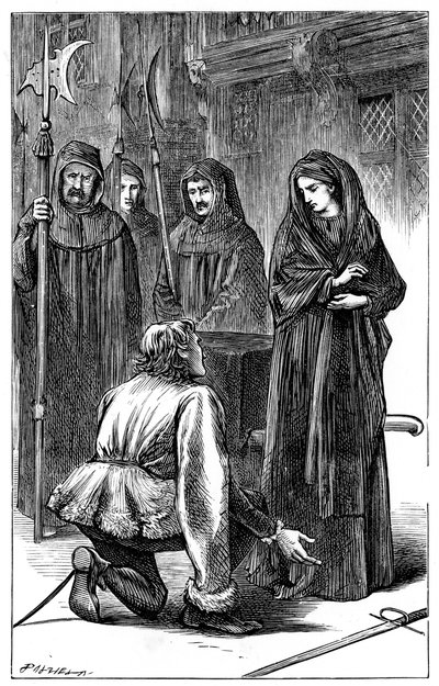 Scena z Szekspira Ryszard III, 1591 c1870 autorstwa Unbekannt