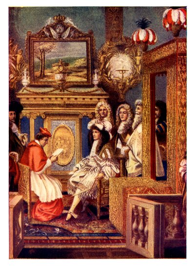 Scena z dworu francuskiego, XIX w. autorstwa Unbekannt