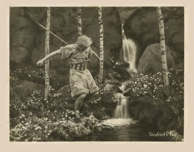 Scena z filmu Die Nibelungen: Siegfried Fritza Langa, 1924. autorstwa Unbekannt