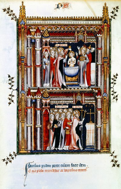 Sceny z życia św. Denisa, patrona Francji, III wiek XIV wiek autorstwa Unbekannt