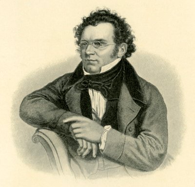 Schubert, ok. 1820, 1907. autorstwa Unbekannt